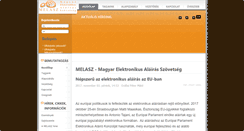 Desktop Screenshot of melasz.hu
